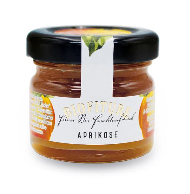 Bio Fruchtaustrich und Marmelade Aprikose