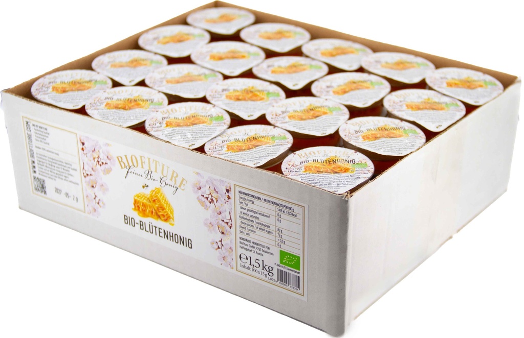 Organic Blossom Honey   EU 100x17g